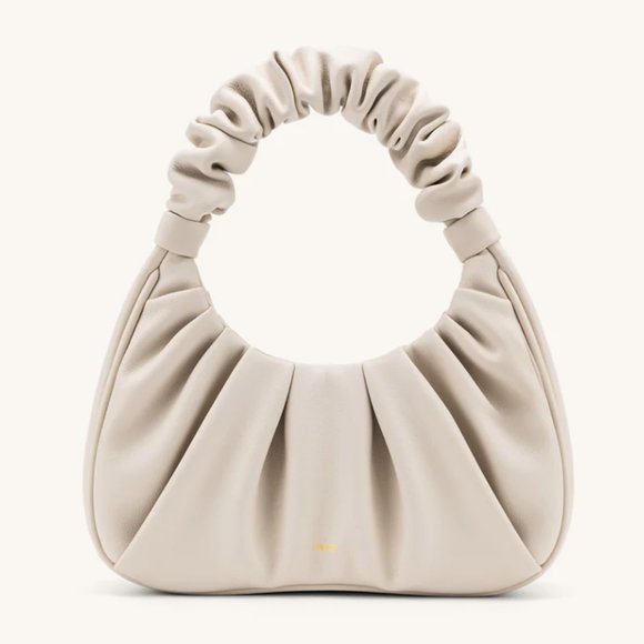 Women's JW PEI Gabbi Ruched Hobo Handbag in Ivory - Picture 1 of 9